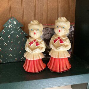 Vintage Gurley Christmas Choir Boy Candles (2)